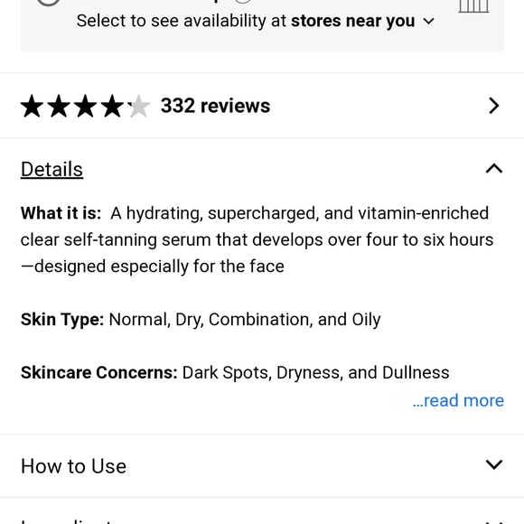 St. Tropez Skincare St Tropez Self Tan Purity Vitamins Face Serum